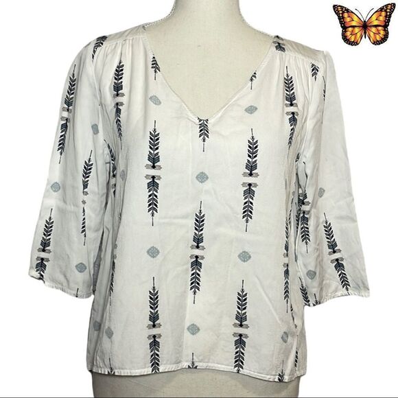 Jack Half Sleeve V Neck Top Size Small - Picture 1 of 8